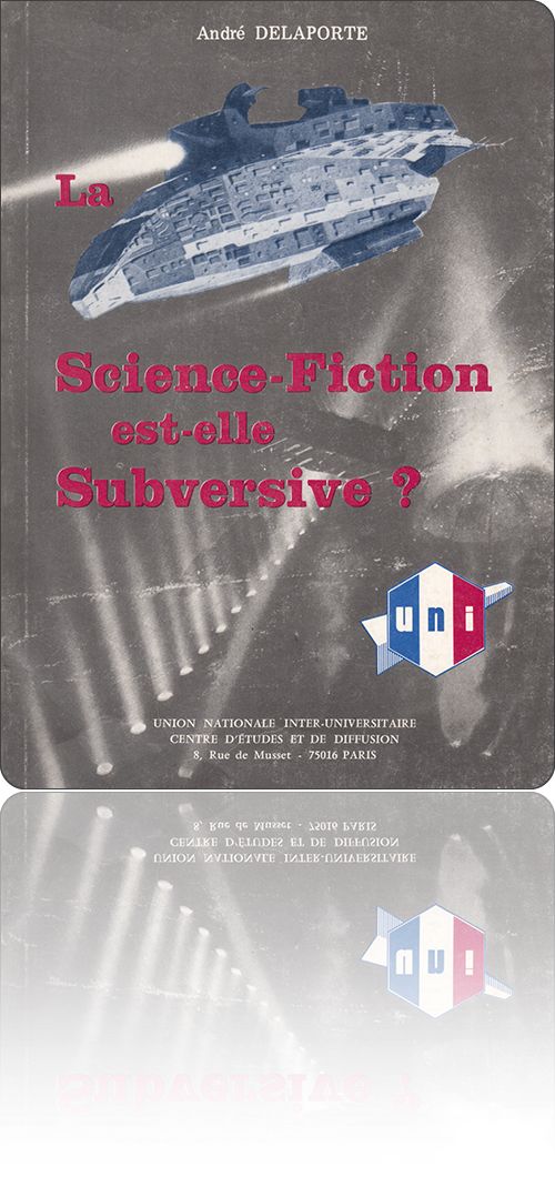 couverture représentant un vaisseau spatial en plein vol