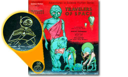 [le logo de Gnome Press sur une couverture d'époque]