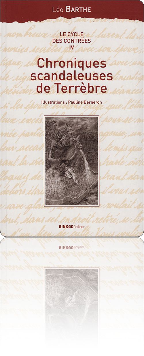 couverture représentant un couple nu copulant dans la position de l'arrosé sous les jets d'eau d'une fontaine sculptée représentant un groupe de nymphes, d'amours et de tritons