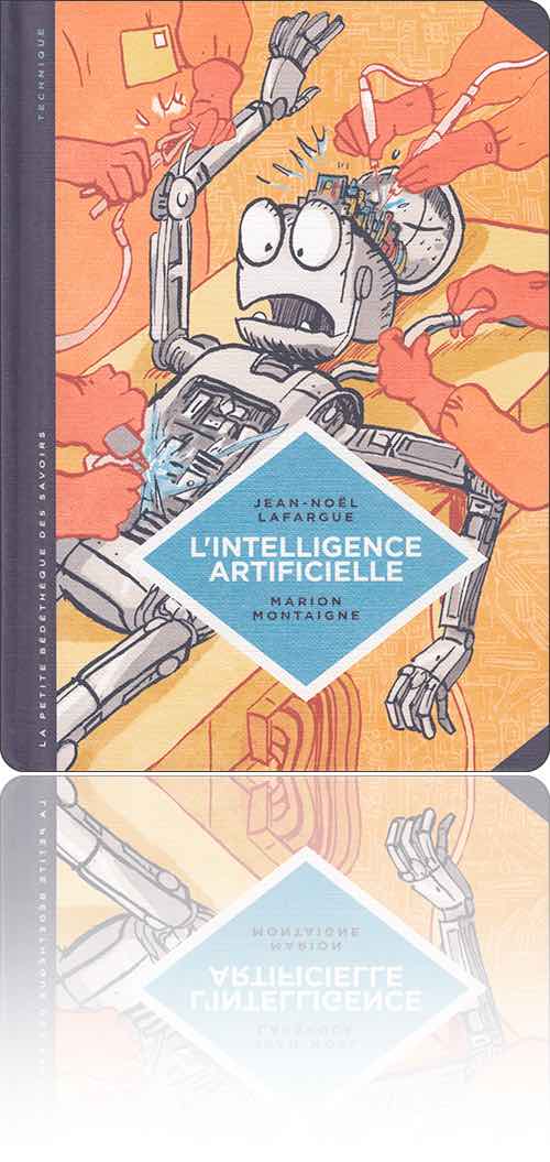 couverture représentant un robot un peu inquiet en pleine réfection sur une table d'opération