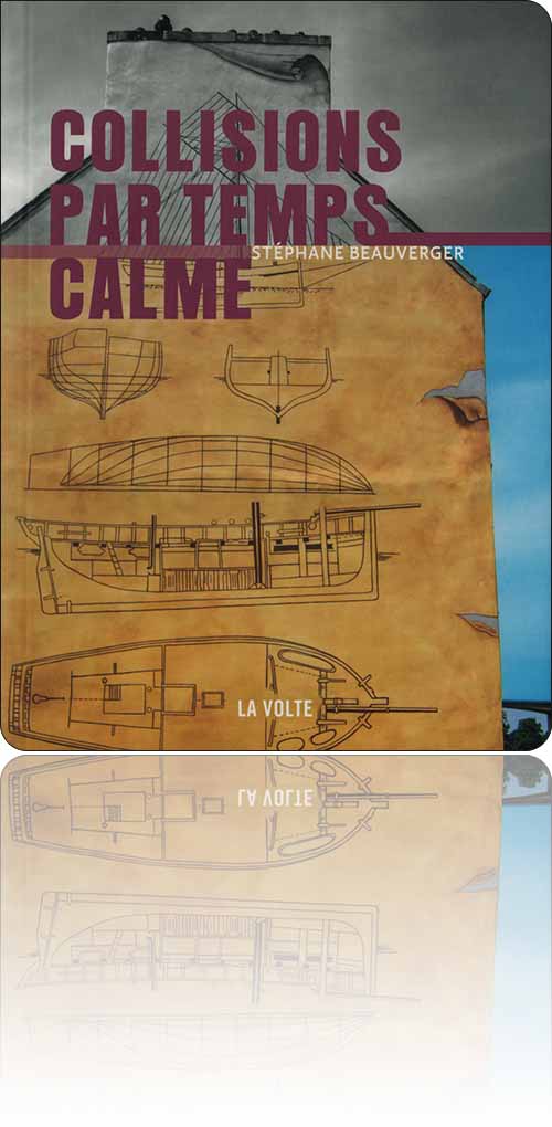 couverture dans les tons de parchemin présentant la photographie à Morlaix d'un fronton sur toute la surface duquel est collée la Fresque des Écluses de 2017 (i.e. les plans d'un navire en construction)