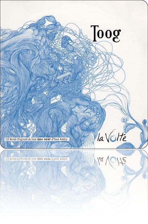 couverture non figurative présentant un tableau de fils tout en arabesques