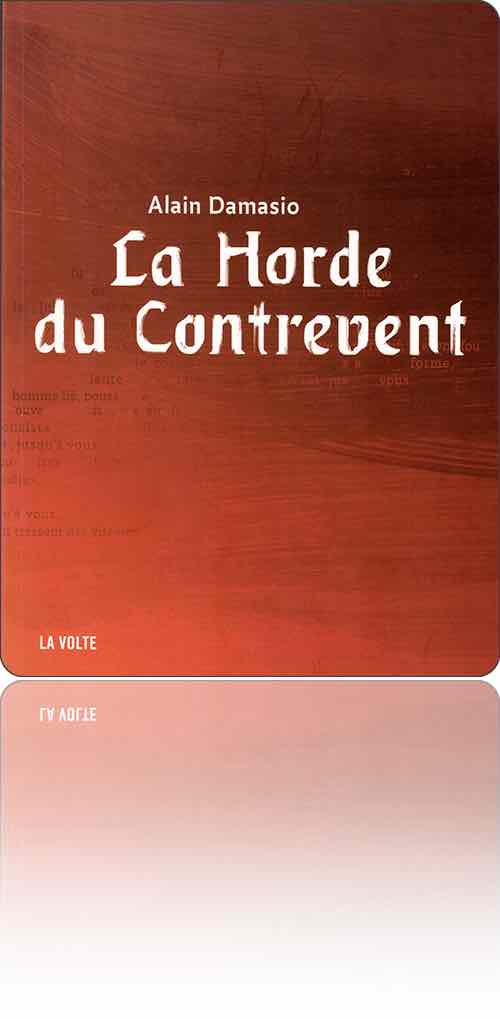 couverture typographique non illustrée dans les tons de bleu puis de rouge
