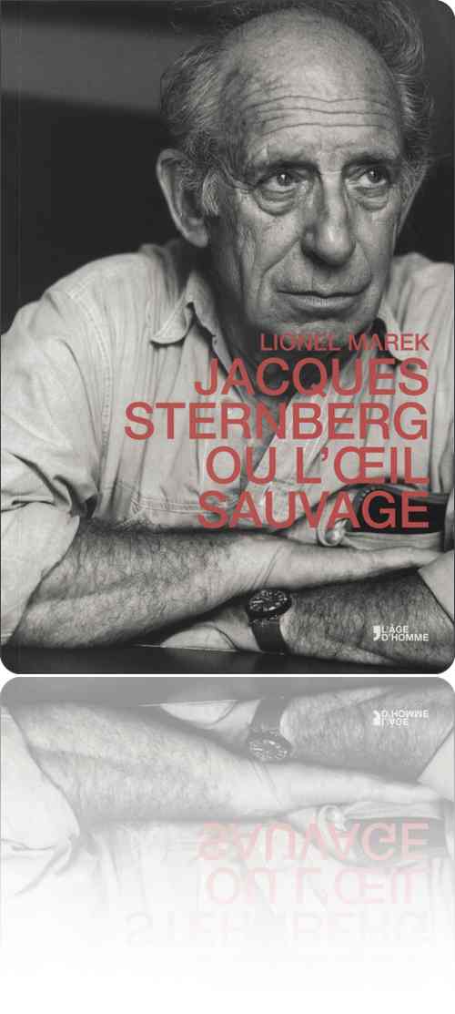 couverture présentant la photographie en buste de Jacques Sternberg dans son troisième âge