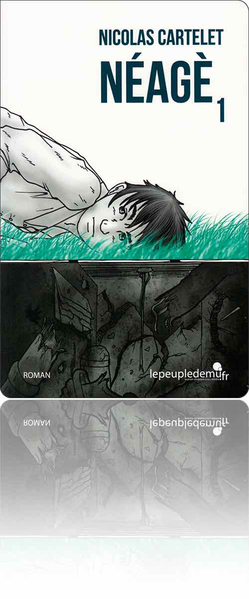 couverture représentant un jeune garçon couché sur la pelouse sans soupçonner le sous-sol en ruine qu'elle recouvre