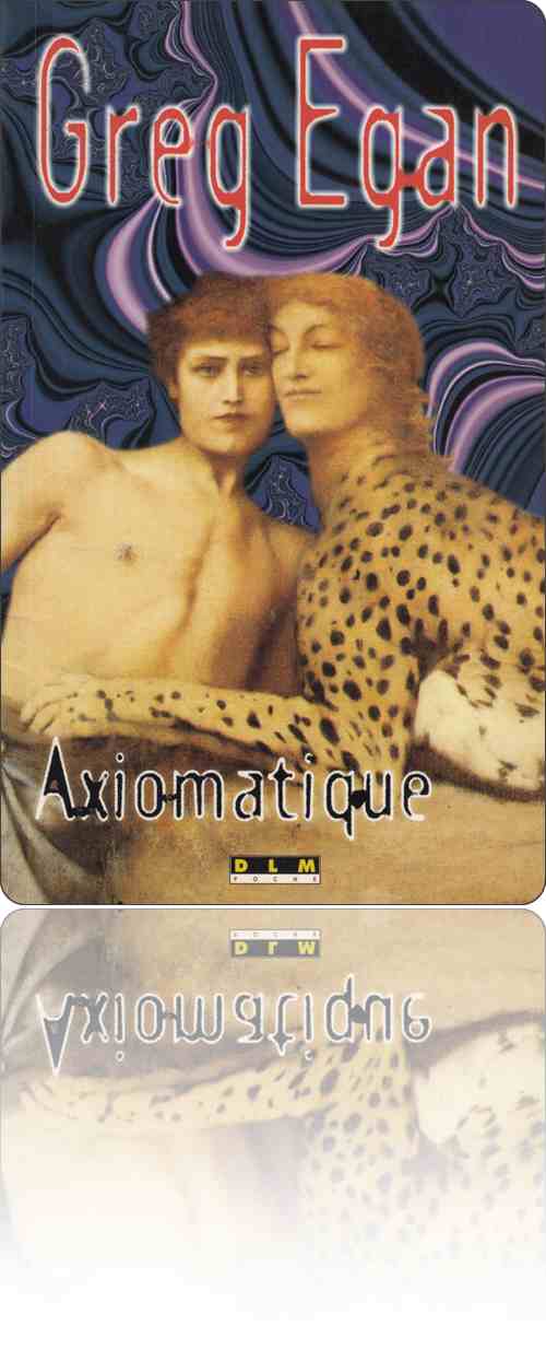 couverture représentant en couple un androgyne et une sphinx joue contre joue, lui avec détachement, elle avec tendresse