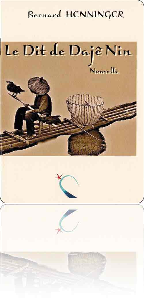 couverture dans les tons de jaune représentant un pêcheur abrité sous son Nón lá sur le Mê Kông tandis qu'un corbeau est installé sur sa canne