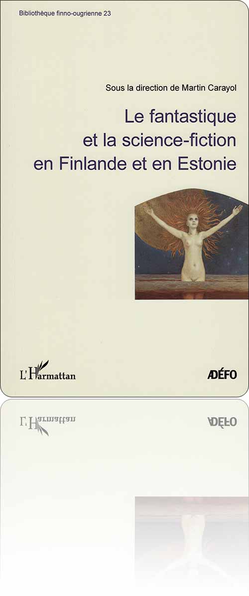 couverture dans les tons de marron représentant une jeune femme nue portant stigmates et dont la chevelure en soleil cache en grande partie la Lune