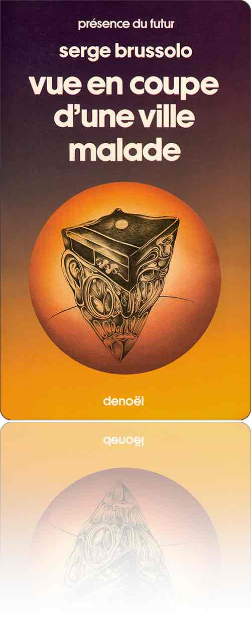 couverture dans les tons de marron représentant dans un cartouche circulaire une forme de tête robotique dont le cerveau a quelques boutons de réglage extérieurs