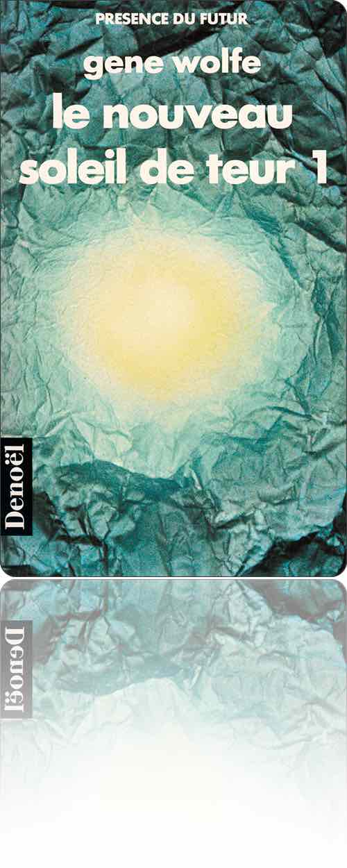 couverture peu figurative dans les tons de vert et de jaune évoquant un feu qui brûle au sein de la terre