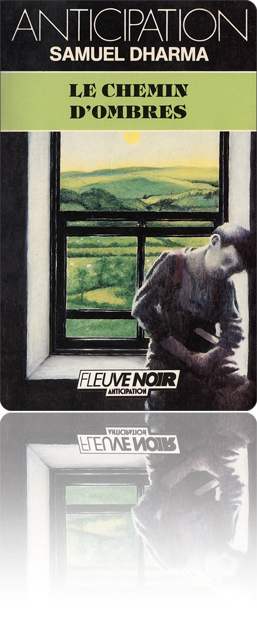 couverture représentant un garçon debout près de l'appui d'une fenêtre à travers laquelle on voit le vert d'une campagne vallonnée