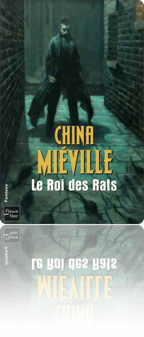 couverture dans les tons de vert représentant un homme en long manteau debout dans une ruelle désertée par quelques rats qui s'enfuient