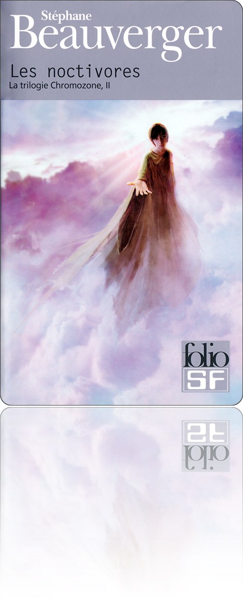 couverture représentant un jeune personnage en toge debout dans les nuées et qui nous tend une main ouverte