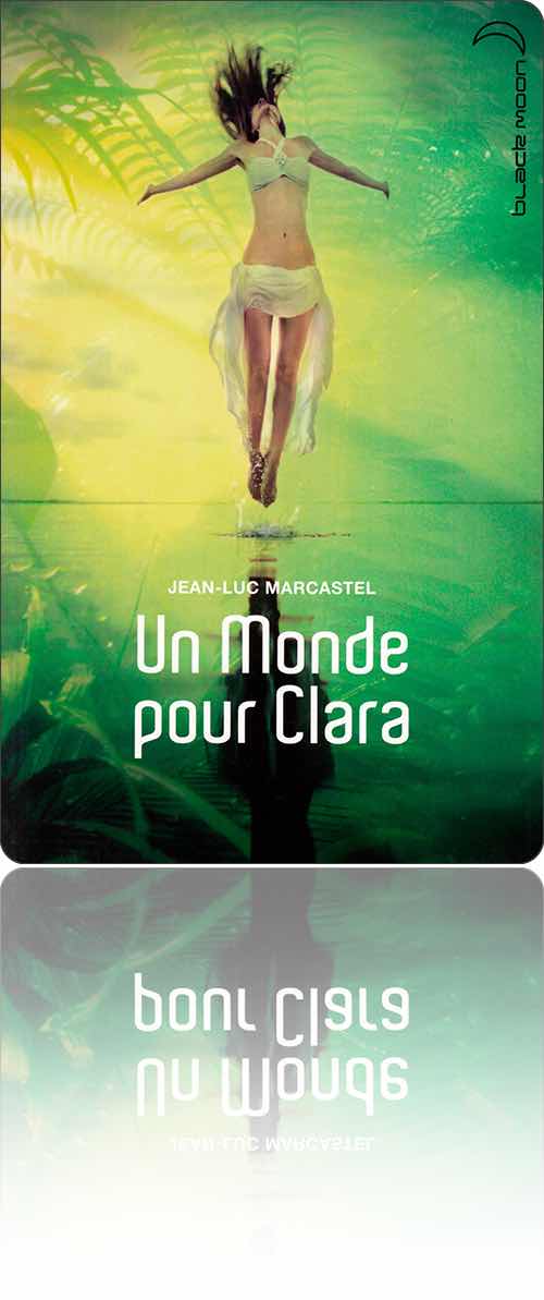 couverture dans les tons de vert représentant une jeune femme qui plonge hors de l'eau