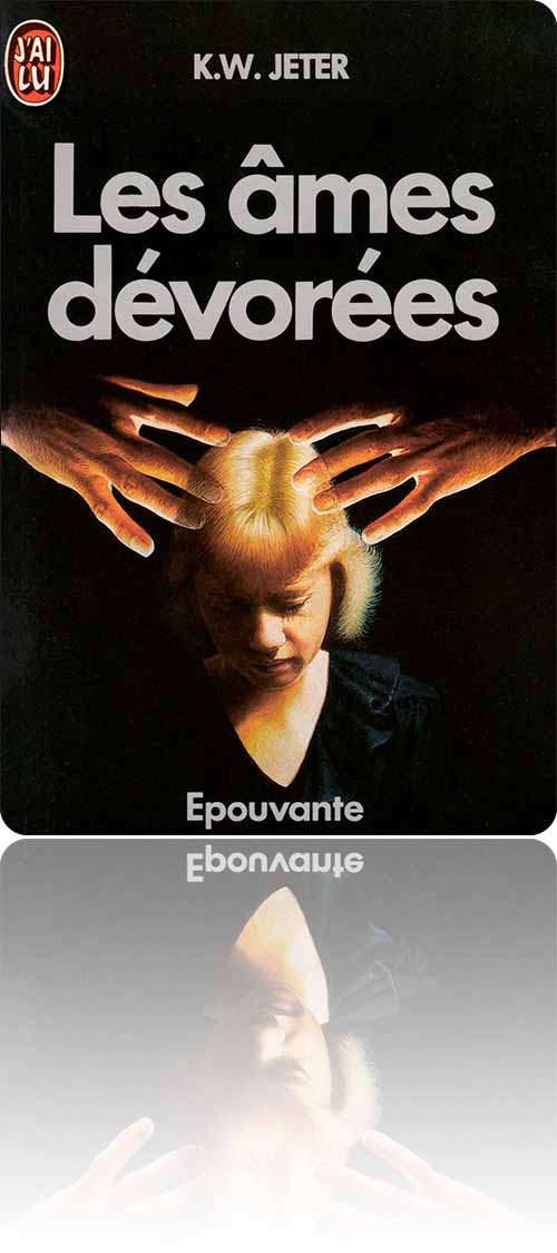 couverture dans les tons sombres représentant la tête d'une femme sur laquelle on pratique l'imposition des mains