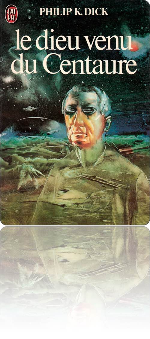 couverture dans les tons de vert représentant en buste un homme en hologramme portant lunettes augmentées