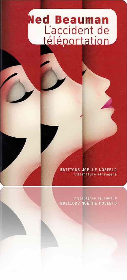 couverture dans les tons de rouge représentant le visage de profil d'une jeune femme des années trente en trois instantanés successifs