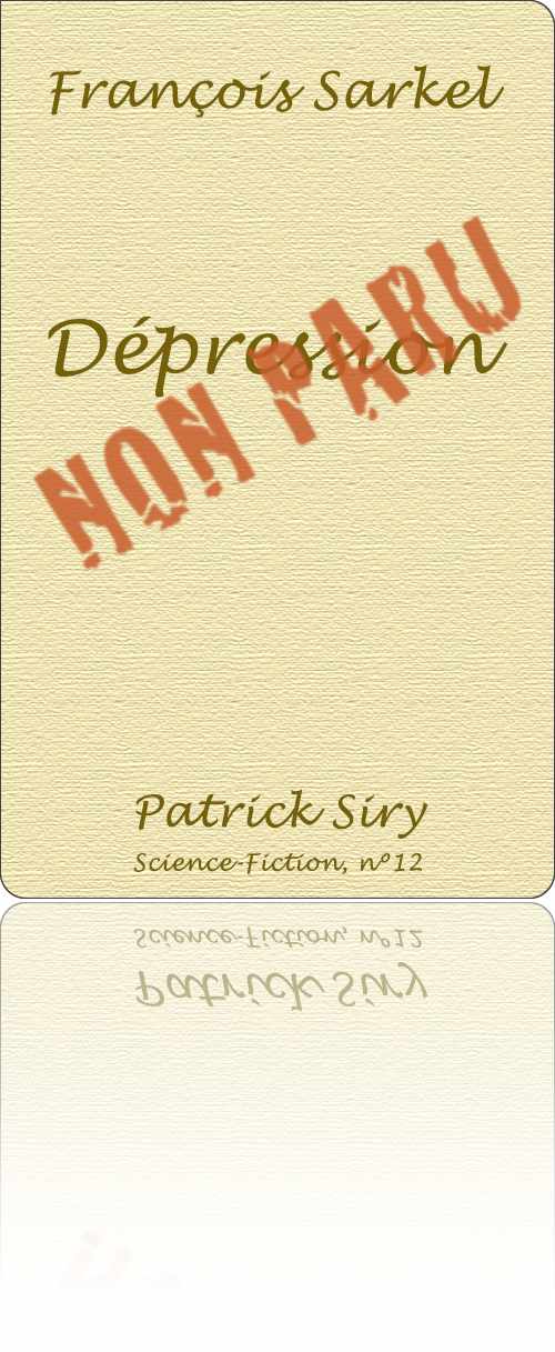 simulacre de couverture non illustrée symbolisant un livre non paru…