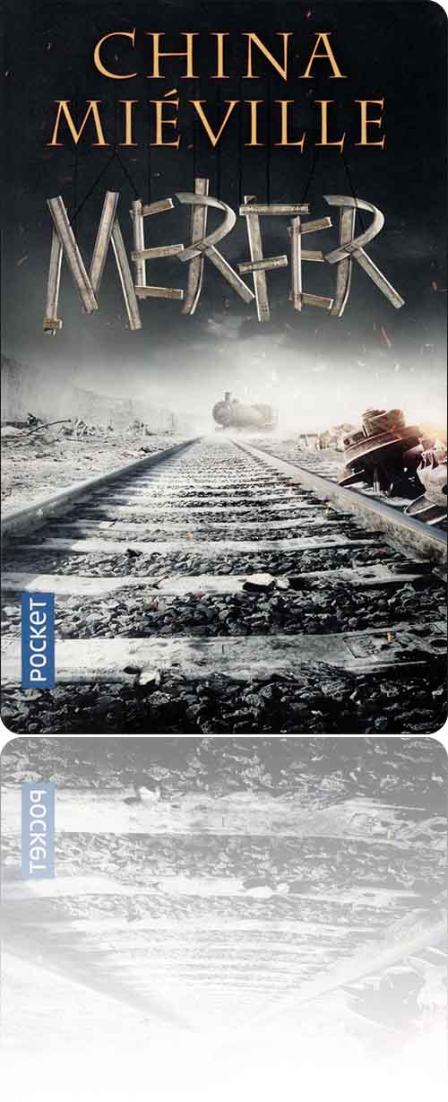 couverture dans les tons de gris représentant une locomotive à vapeur qui s'approche au loin sur la voie ferrée