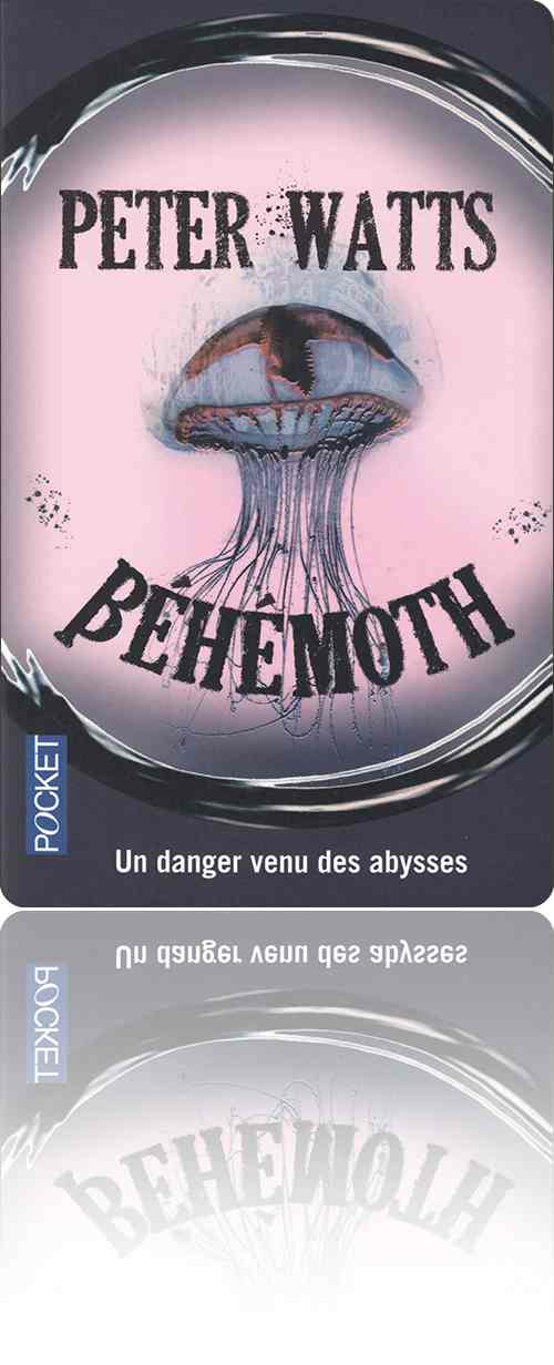 couverture dans les tons de mauve représentant une méduse