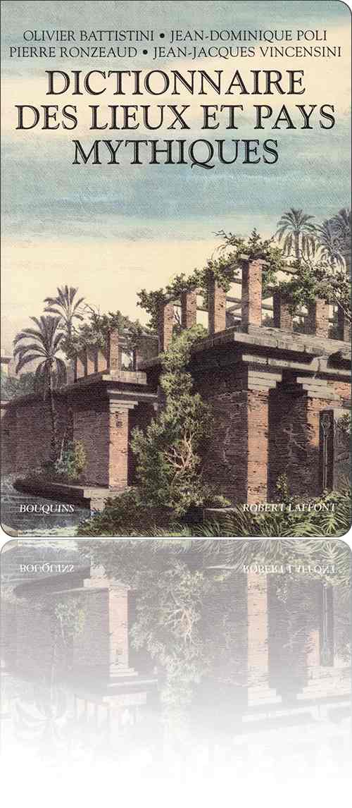 couverture représentant quelques ruines envahies par la végétation, à Babylone dans les jardins suspendus de Sémiramis