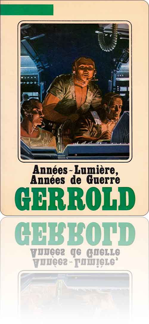 couverture dans les tons de marron représentant quelques opérateurs inspectant les consoles sur le pont d'un vaisseau spatial