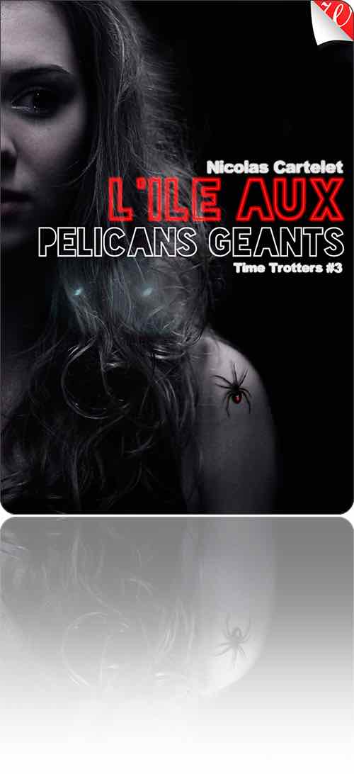 couverture en noir et blanc représentant un tatouage en forme d'arachnide sur une épaule féminine