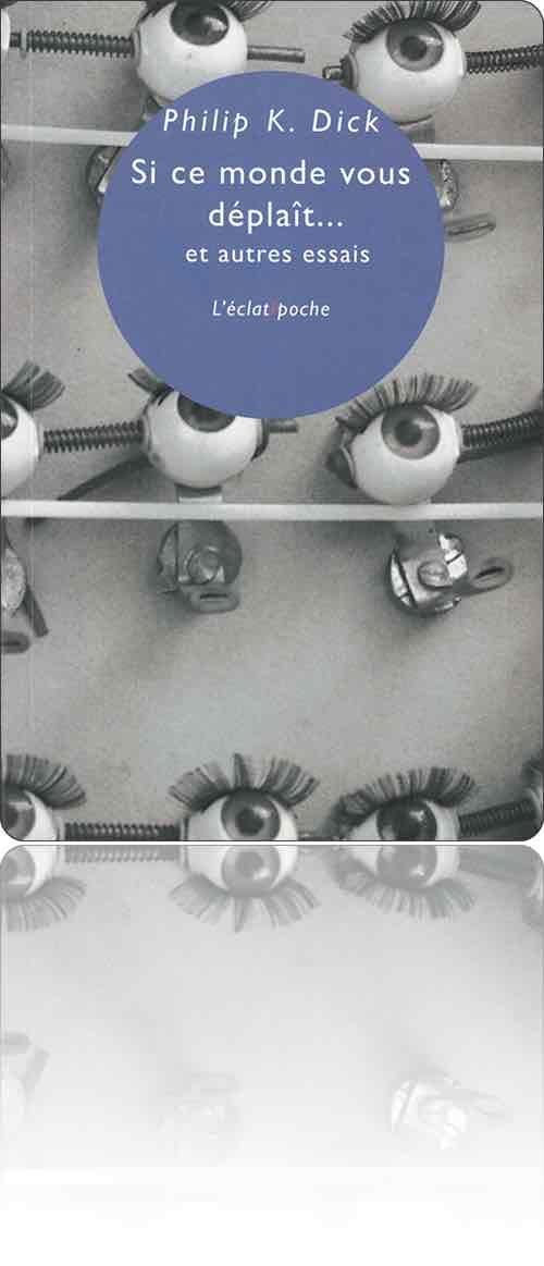 couverture présentant la photographie en noir et blanc de quelques yeux à ressort