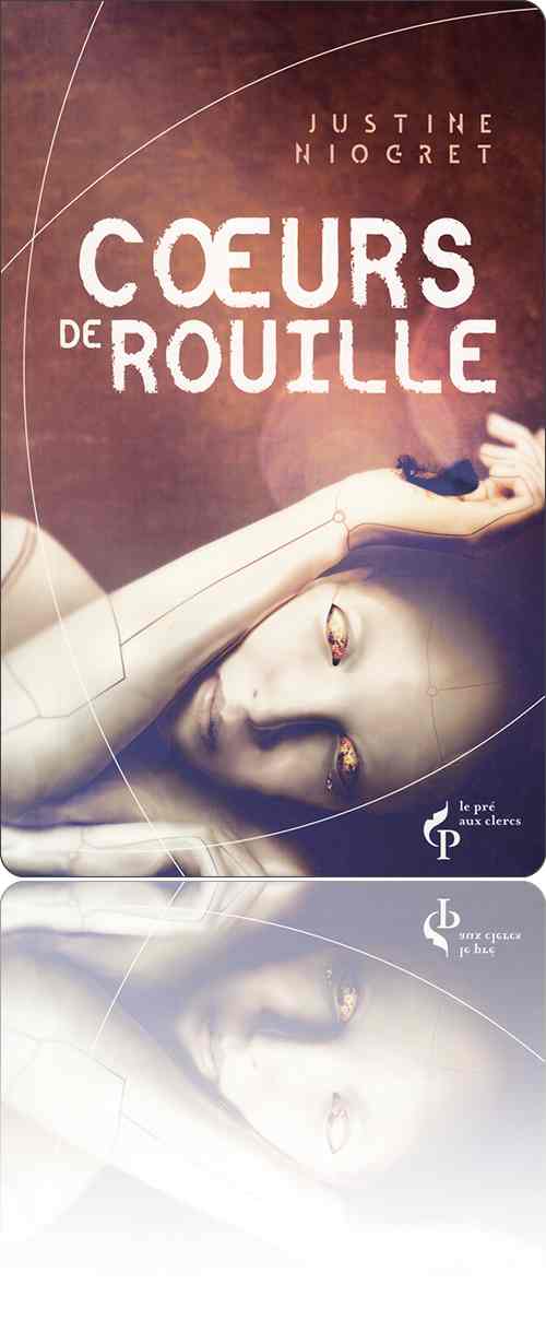 couverture dans les tons de rouille représentant un humanoïde mécanique couché sur le côté, la larme à l'œil