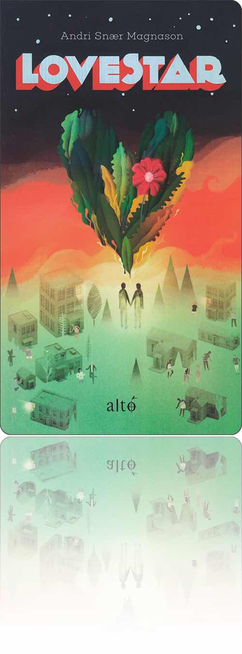 couverture représentant quelques scènes de la vie de tous les jours que seul égaie un amour au cœur végétal