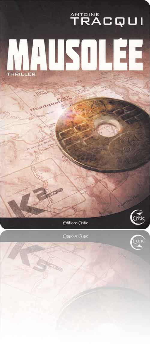 couverture dans les tons de sienne représentant un CD-ROM aztèque posé sur une carte de l'Oregon