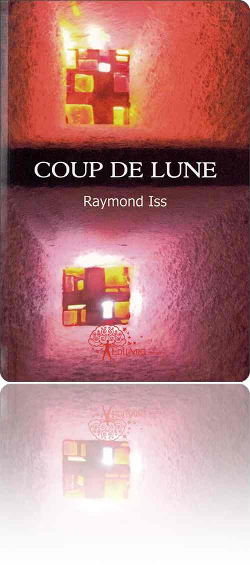 couverture non figurative dans les tons de rouge et de violet