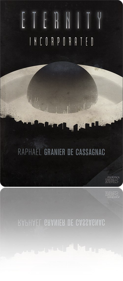 couverture représentant un dôme lumineux séparé par un fossé d'une ligne d'immeubles noirs