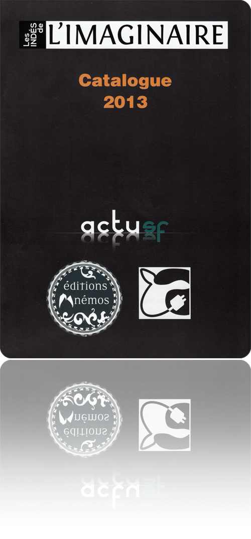 couverture de catalogue non figurative reprenant les logos des éditeurs concernés