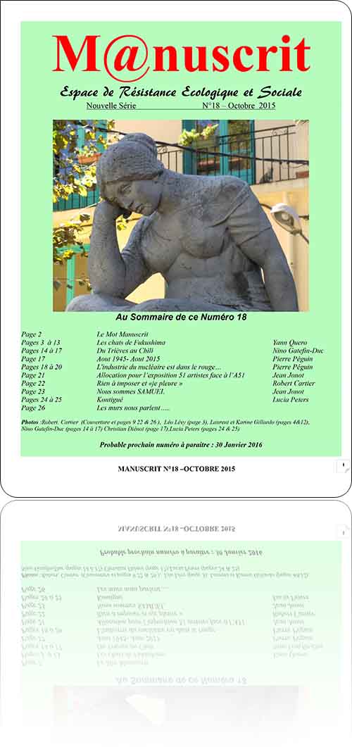 couverture dans les tons citadins représentant la penseuse de Rodine telle que photographiée par Robert Cartier