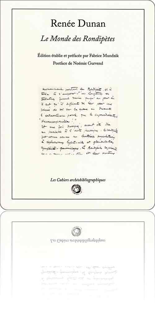 couverture donnant un extrait du manuscrit original du texte concerné