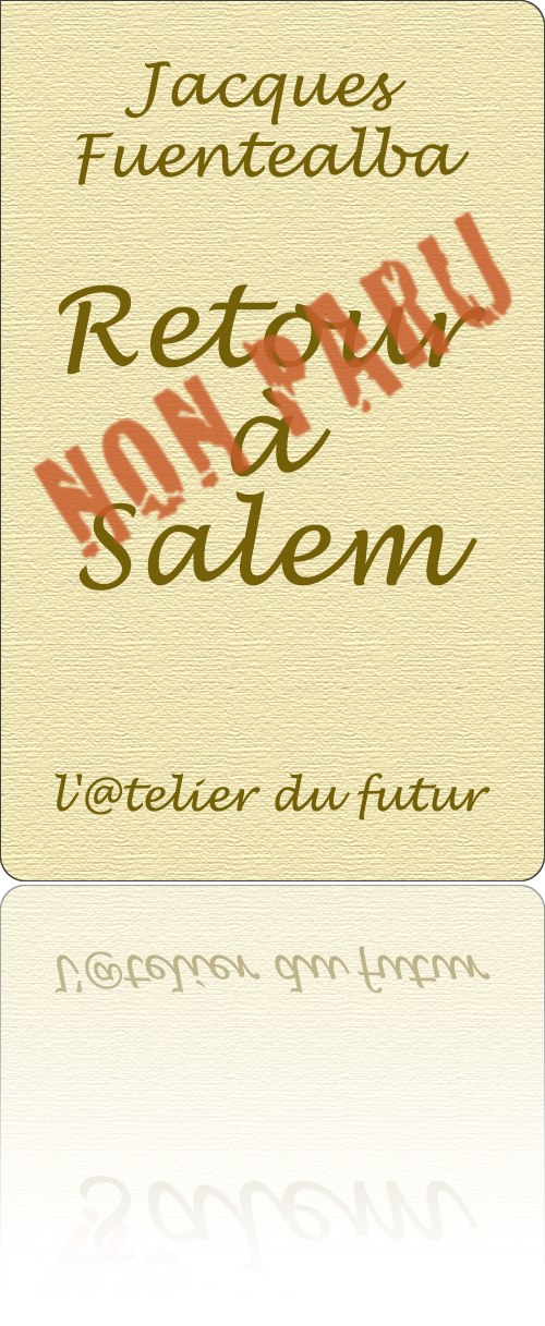 simulacre de couverture non illustrée symbolisant un livre non paru…