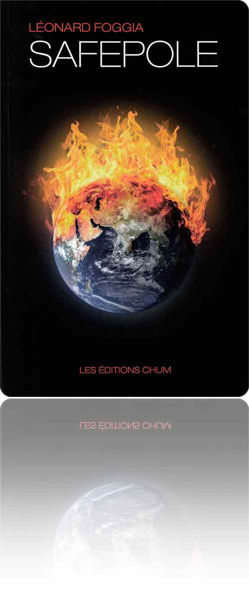 couverture présentant la photographie de la planète Terre en proie à des éruptions de type solaires
