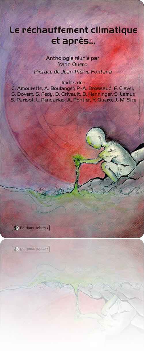 couverture dans les tons de mauve représentant un enfant chauve qui n'a plus qu'un peu de sable pour tout jouet