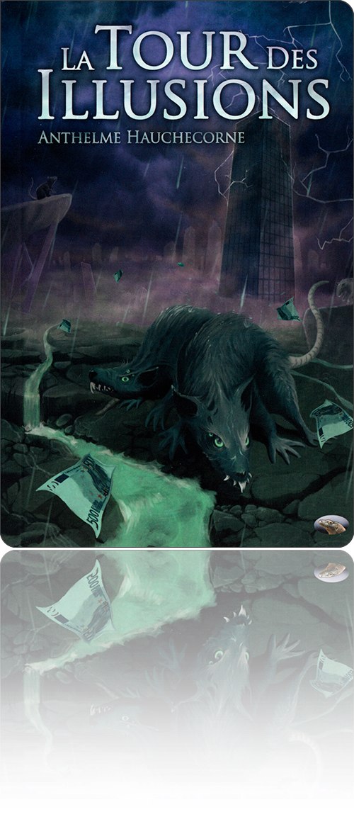 couverture représentant deux rats siamois dans les rocailles au pied d'un gratte-ciel, quelques billets de 500 euros traînant ici et là…